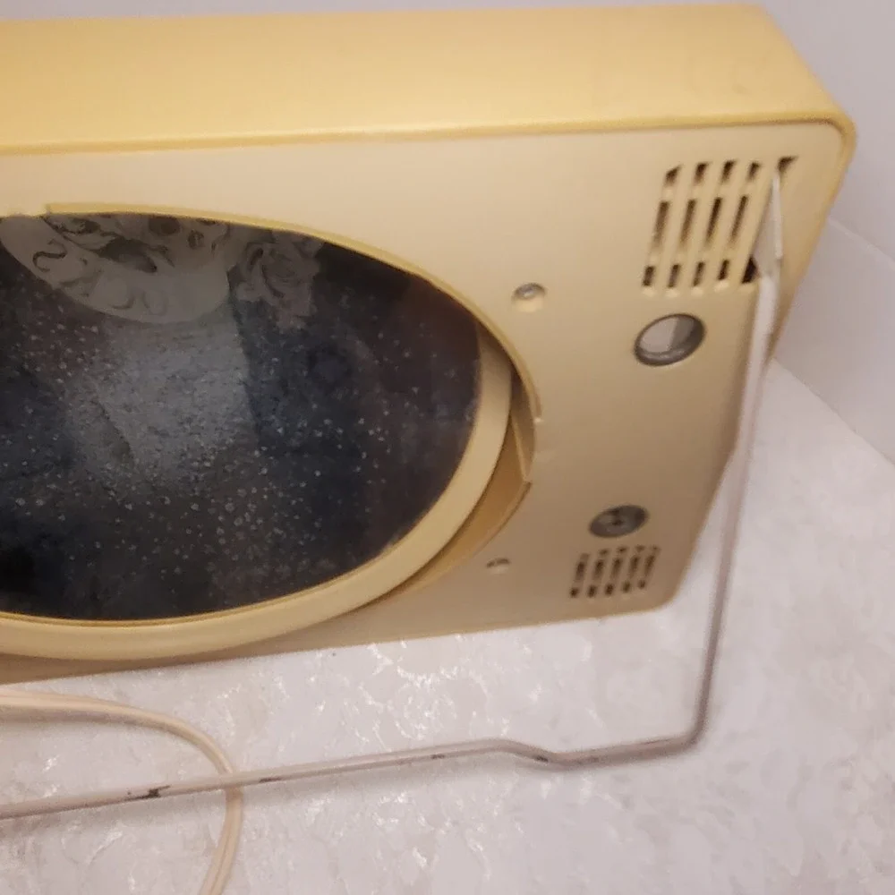 VINTAGE‎ Illuminated Make Up Mirror In Carrying Case Electric Portable 2 Sided